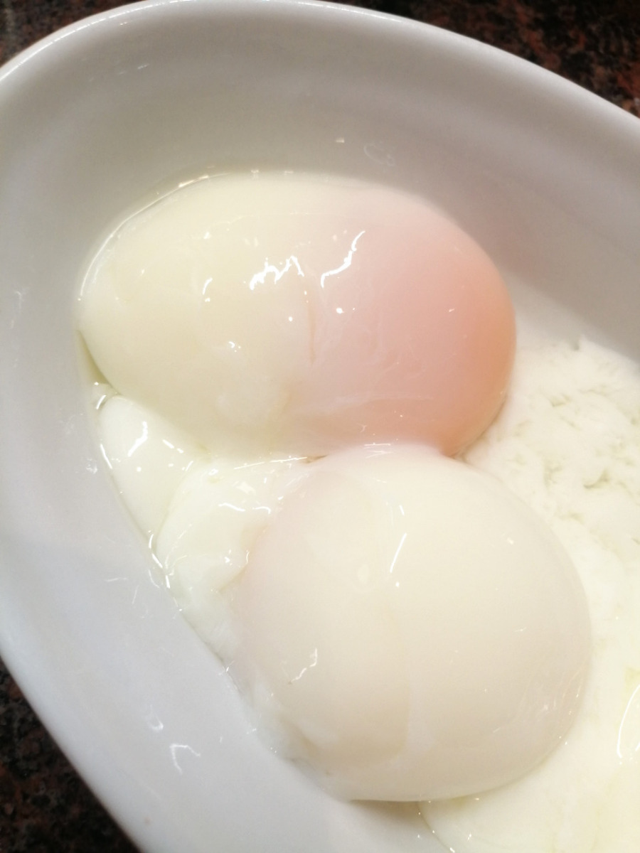 œuf meurette cuit à 63°C au thermoplongeur SWID