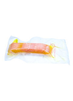 Sac cuisson sous vide avec pavé de saumon