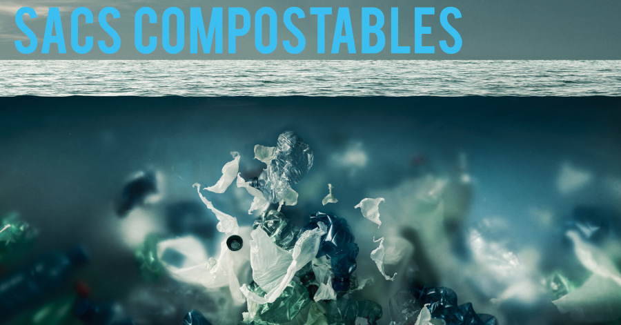 Sac compostable pour conservation ou cuisson sous vide